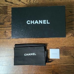 Chanel Shoe Box and 2 Dust Bags